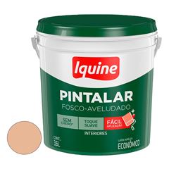 Tinta Vinil Acrílica Fosco Aveludado 3,6 Litros Pintalar Pêssego IQUINE /REF.79304201R