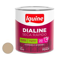 Tinta Esmalte Sintético Brilhante Dialine Secagem Rápida 0,9L Camurça Iquine / Ref. 62201604