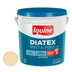 Tinta Acrílica Fosca Diatex Pinta Mais 3,6L Marfim IQUINE / REF.50302001