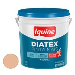 Tinta Acrílica Fosca Diatex Pinta Mais 3,6Ls Pêssego IQUINE / REF. 50304201