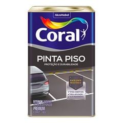 Tinta Acrílica Fosca Pinta Piso 18L Amarelo Demarcação CORAL/ REF. 5202467