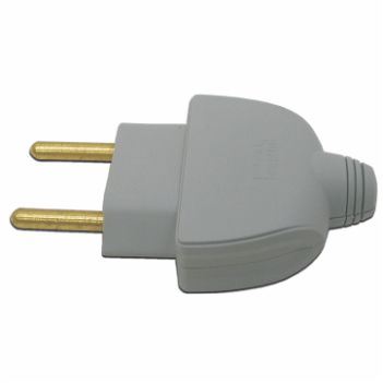 Plug Macho 2P 10A 250V CIL Monobloco Axial P Preto - Ref.615810 - PIAL ...