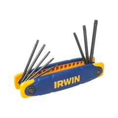 Kit Chave Cromo Vanádio com 10 Peças Torx T7 a T40 Canivete IRWN / REF. IW10751