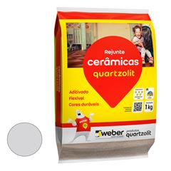 Rejunte Flexível 1kg Cinza Platina QUARTZOLIT / REF. 0107.00020.0015FDKG