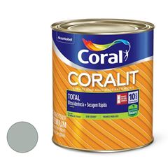 Tinta Esmalte Sintético Brilhante Coralit Total 900ML Platina CORAL/ REF. 5202894