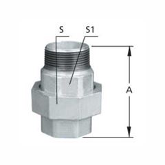 União Roscável Galvanizado 11/2 TUPY / REF. 126200933