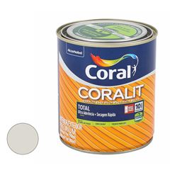 Tinta Esmalte Sintético Acetinado Coralit Total 900ML Branco Gelo CORAL/ REF. 5202910