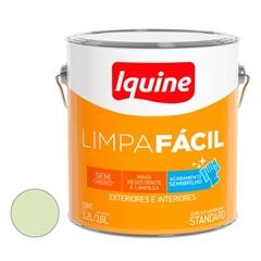 Tinta Acrílica Semibrilho Limpa Fácil 3,6L Palha IQUINE / REF. 25301401
