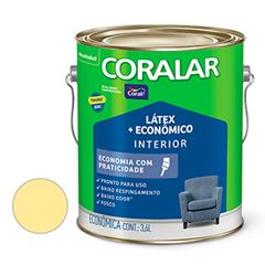 Tinta Acrílica Fosca Paredex Amarelo Acácia 3,6 Litros - Ref.5202037 - CORAL 
