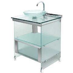 Gabinete 62x48x88 Banheiro Space  Aluminio - Ref. 000000009911 - CRISMETAL