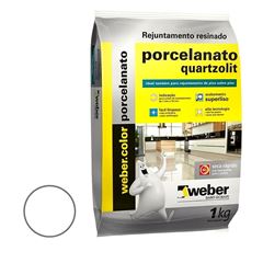 Rejunte Porcelanatos e Cerâmicas 1kg Branco QUARTZOLIT / REF. 0110.00000.0015FD