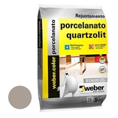 Rejunte Porcelanatos e Cerâmicas 1kg Cinza Outono QUARTZOLIT / REF. 0110000190015FD