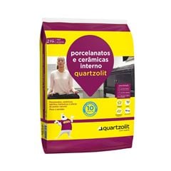 Rejunte para Porcelanato e Cerâmica Fardo com 15kg Cinza Platina - Ref.0110.00020.0015FD- QUARTZOLIT