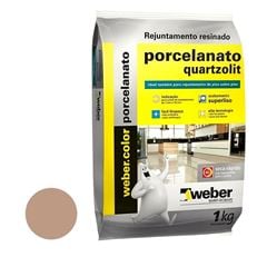 Rejunte Porcelanatos e Cerâmicas 1kg Marrom Tabaco QUARTZOLIT / REF. 0110.00048.0015FD