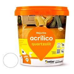 Rejunte Acrílico 1kg Branco QUARTZOLIT / REF. 0286.00000.0006CX