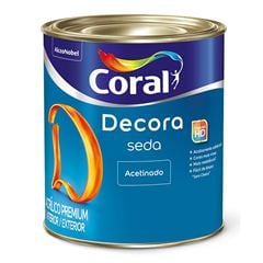 Tinta Acrílica Decora Seda Acetinado 3,6L Branca CORAL / REF. 5229659