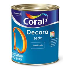 Tinta Acrílica Decora Seda Acetinado 3,6L Branco Gelo CORAL/REF. 5229667