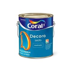 Tinta Base Acrílica Acetinado Decora Seda P 3,2 Litros - Ref. 5229648 - CORAL