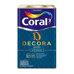 Base T Tinta Acrílica Decora Seda Acetinado16L CORAL / REF. 5229658