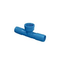 Tê Irrigação PVC 1/2 Interno Azul - Ref.09.022 - UNIFORTTE