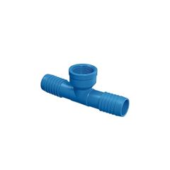 Tê Irrigação PVC 3/4 Interno Azul - Ref.09.023 - UNIFORTTE