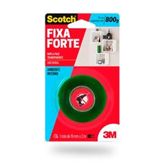 Fita Dupla Face 3M Scotch 19mmx2m Fixa Forte Transparente - Ref.HB004419881 - 3M