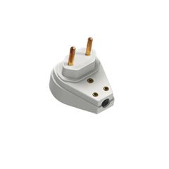 Plug Prensa Cabo Gigante 2P 250V 20A CZ 10 Peças ILUMI / REF. 1413PCT
