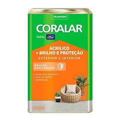Tinta Base Acrílica Semibrilho 16L Coralar mais Brilho e Proteção PM CORAL / REF. 5202142