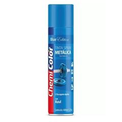 Tinta Spray Metálica 400ml  Azul - Ref. 680100 - CHEMICOLOR