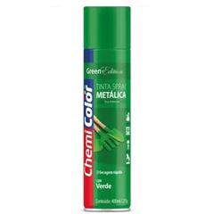 Tinta Spray Metálica  400ml Verde - Ref. 680101 - CHEMICOLOR