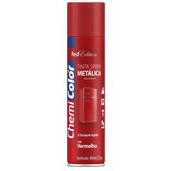 Tinta Spray Metálica 400ml Vermelho CHEMICOLOR / REF. 0680103