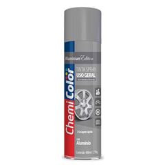 Tinta Spray Uso Geral 400ml Alumínio - Ref. 680088 - CHEMICOLOR