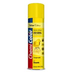 Tinta Spray Uso Geral 400ml Amarelo - Ref. 680091 - CHEMICOLOR