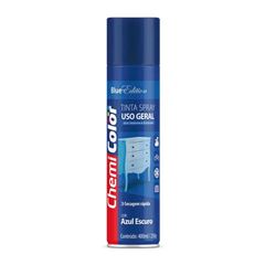 Tinta Spray Uso Geral 400ml Azul Escuro CHEMICOLOR / REF. 0680135