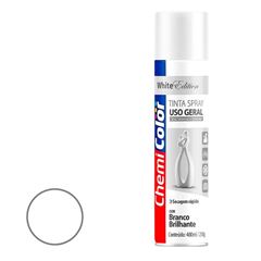 Tinta Spray Uso Geral 400ml Branco CHEMICOLOR / REF. 0680095