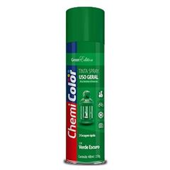 Tinta Spray Uso Geral 400ml Verde Escuro - Ref. 680087 - CHEMICOLOR