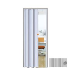 Porta Sanfonada PVC 0,60x2,10m Easy Cinza - Ref. 05030701 - ARAFORROS