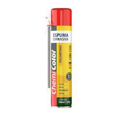 Espuma Expansiva Spray Poliuretano Chemicolor 500ml 340g BASTON / REF. 0680316