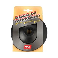 Disco de Borracha 4.1/2 Flexível - Ref. 14910 - MAX FERRAMENTAS