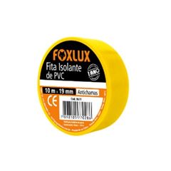 Fita Isolante 19mm x 10m Amarelo - Ref. 10.11 - FOXLUX