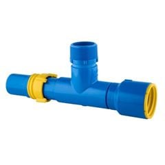 Derivação Irrigação PVC 3x2 Roscável Engate Roscável - Ref. 2100312 - VIQUA