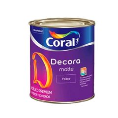 Tinta Base Acrílica Fosca Decora T 800ml - Ref. 5239077 - CORAL