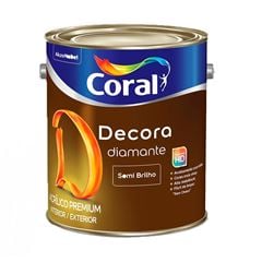 Tinta Base P Acrílica Semibrilho Decora Diamante 800ML CORAL / REF. 5239185