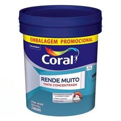 Tinta Acrílica 20 Litros Fosca Rende Muito Branco - Ref.5266120 - CORAL