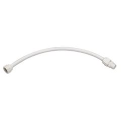 Tubo Ligação PVC 1/2x60cm Flexível Branco - Ref.1187 - LUCONI