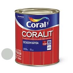 Tinta Esmalte Brilhante Coralit Secagem Rápida Platina 900ml - Ref. 5202937 - CORAL 