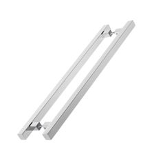 Puxador Inox 800MM Quadrado Polido 304 - Ref.76077 - STAM