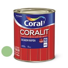 Tinta Esmalte Brilhante Coralit Secagem Rápida Verde Limão 900ml - Ref. 5202962 - CORAL 