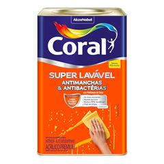 Tinta Base Acrílica Super Lavável P 16 Litros - Ref. 5273460 - CORAL