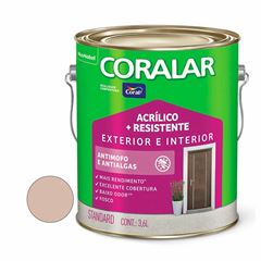 Tinta Acrílica Fosca 3,6L Coralar mais Resistente Camurça CORAL / REF. 5271686